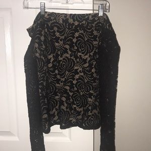 Beautiful off the shoulder LACE blouse!